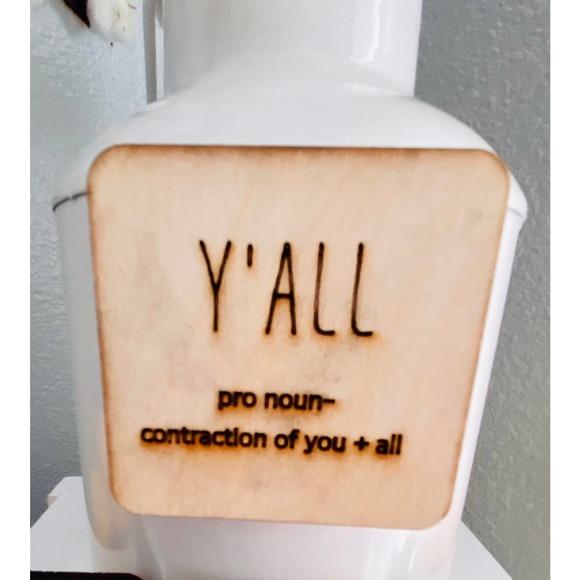 Set of 4 Wood Farmhouse Inspired Southern Word Magnets (SW2M) - Picture 4 of 6